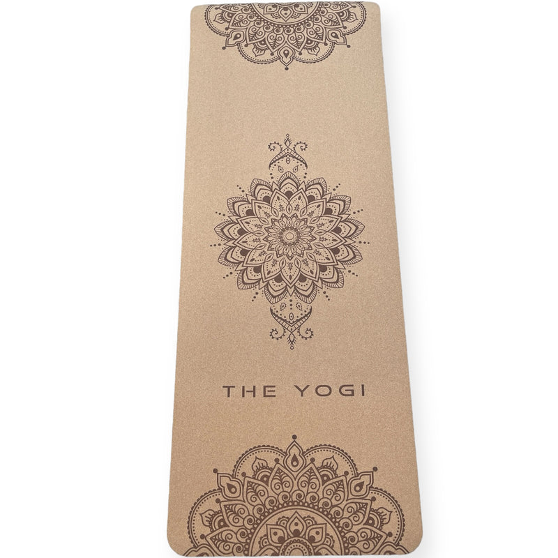 THE YOGI 5mm 水松瑜伽墊  曼陀羅圖案 / YOGA MAT CORK & TPE Material w/ Mandala Print