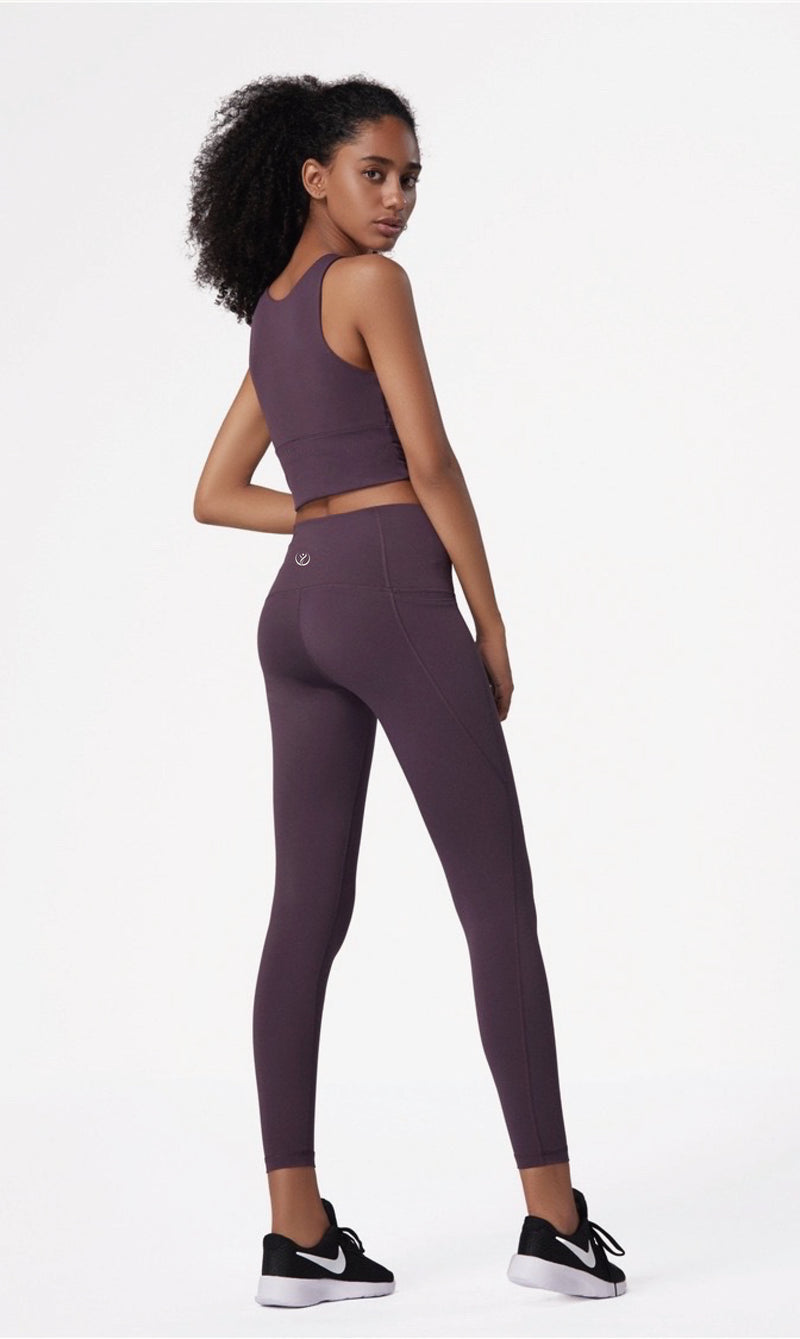 THE YOGI "Side Push" 提臀側袋九分運動瑜珈褲  Yoga Bottoms Leggings