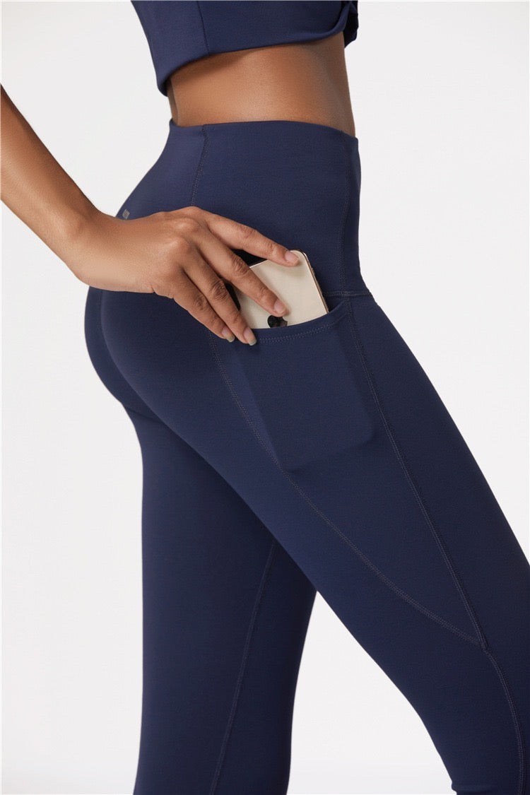 THE YOGI "Side Push" 提臀側袋九分運動瑜珈褲  Yoga Bottoms Leggings