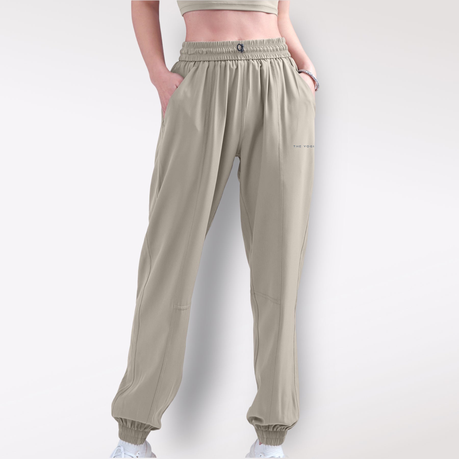 Mauve Raspberry Color Silky Joggers 防UV闊腿束腳運動褲 – The Yogi Yogawear